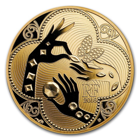 2016 1/4 oz Prf Gold €50 Excellence Series (Van Cleef & Arpels) 2016 1/4 oz Prf Gold €50 Excellence Series (Van Cleef & Arpels)